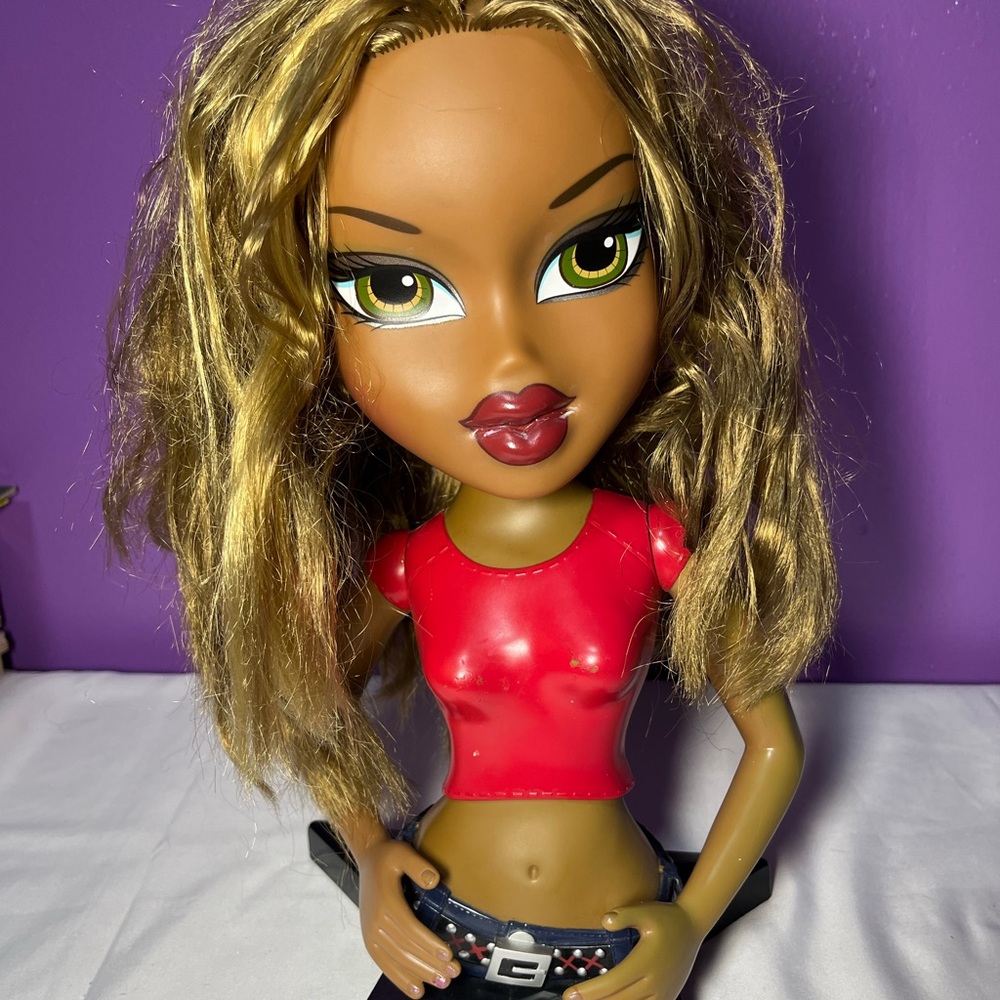 Vintage 2002 Bratz Rock Angelz Sasha Styling Doll Funky‎ Fashion RARE MGA